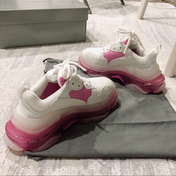 NIB BALENCIAGA Triple S Clear Sole Sneakers 36 - Picture 3 of 14